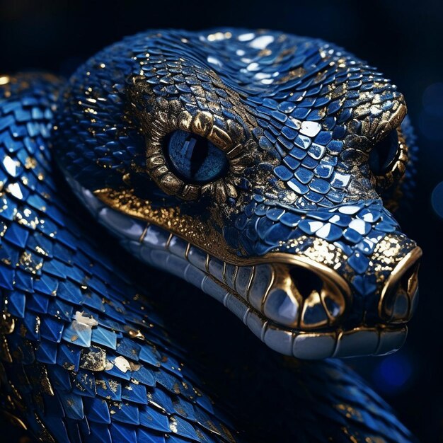 Snake in fantasy art