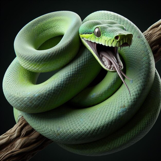 Photo snake illustration