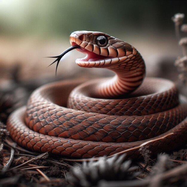 Photo snake illustration