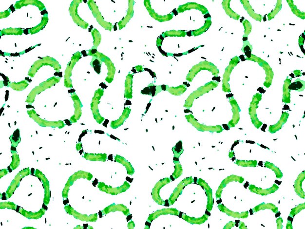 Photo snake seamless pattern