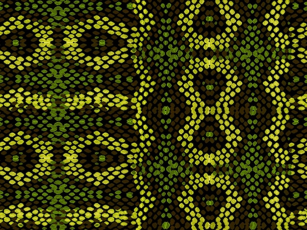 Фото Случайная текстура змеиной кожи. геосимметричный икат. акварельный этнический дизайн. зеленый и бирюзовый яркий геометрический узор в купальниках. этнический бесшовный узор. летний фон ромба.
