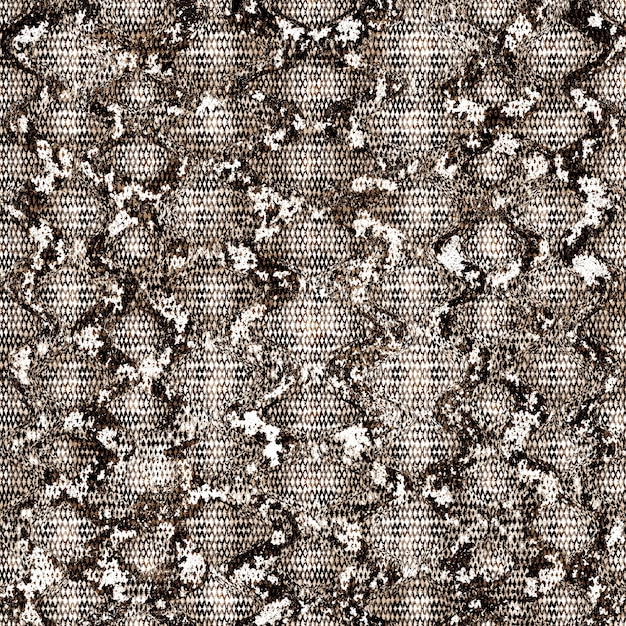 Snake skin seamless pattern. Reptile python seamless texture. Animal color beige brown repeating print texture. Fashion stylish textile textured background.