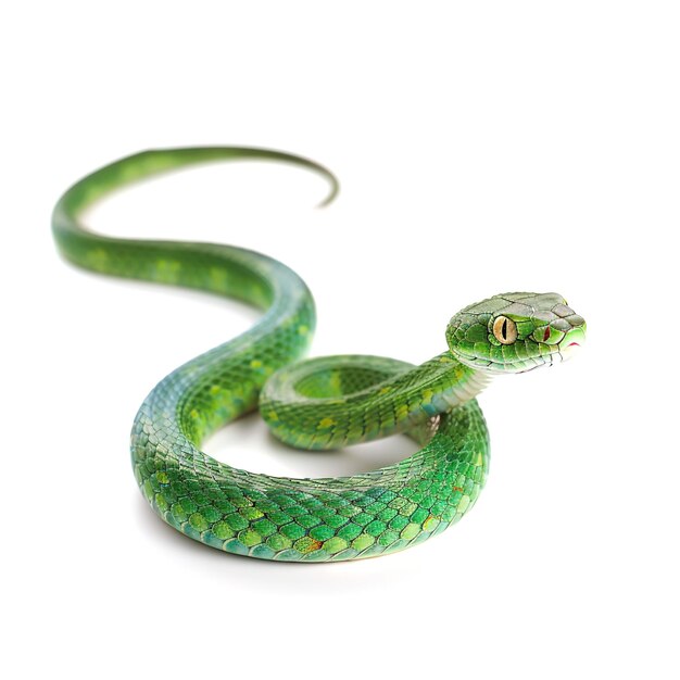 A snake in white background Job ID 257c7506277947b89387cf421fae8b1a