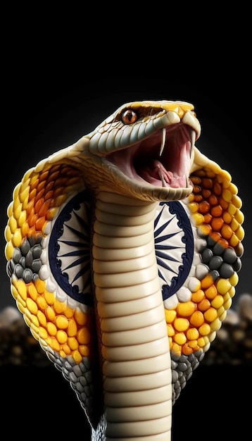 a snake with a snake head and the word snake on it