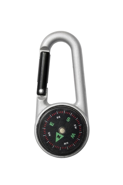 Snap hook compass isolated