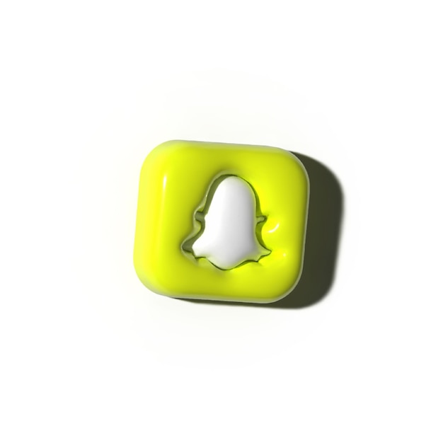 snapchat 3d pictogram