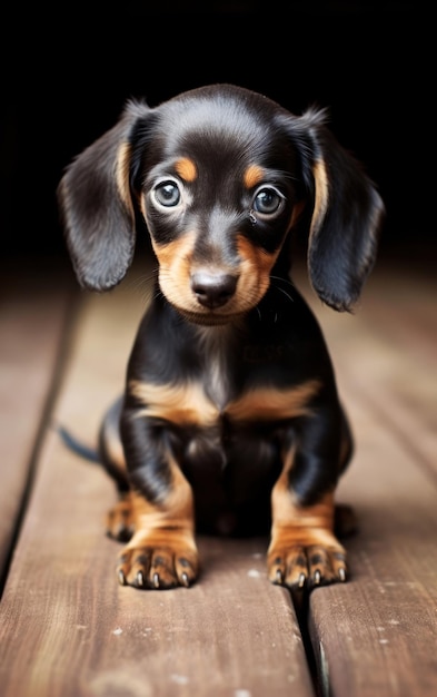 A Snapshot of a Little Dachshund