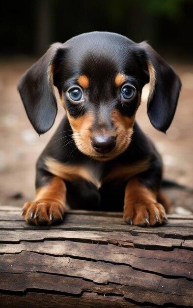 A Snapshot of a Little Dachshund