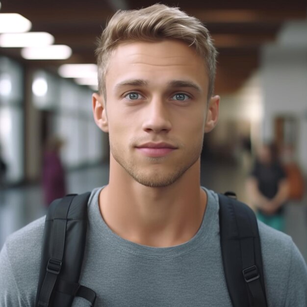 Premium AI Image snapshot of a student