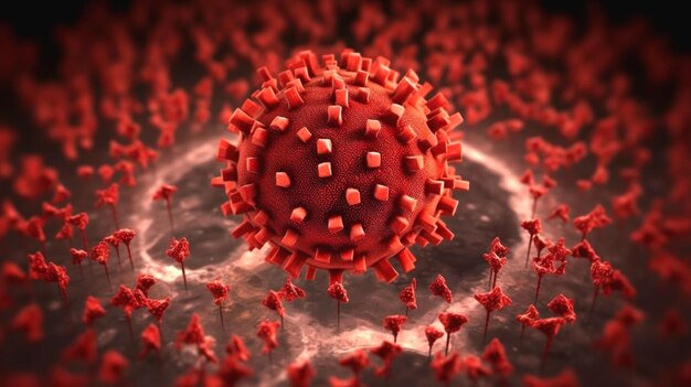 Snapshot of a virus