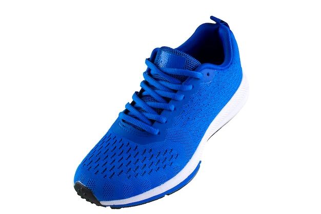 Sneakers Blue sport shoes top view
