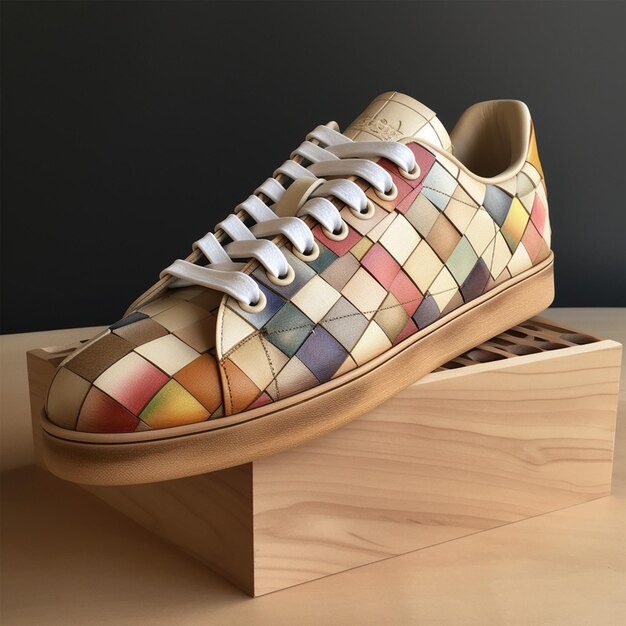 Foto sneakers in eames-stijl