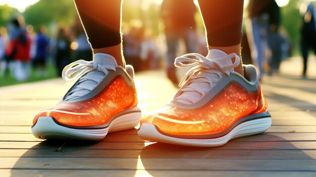 Sneakers met holografische technologie