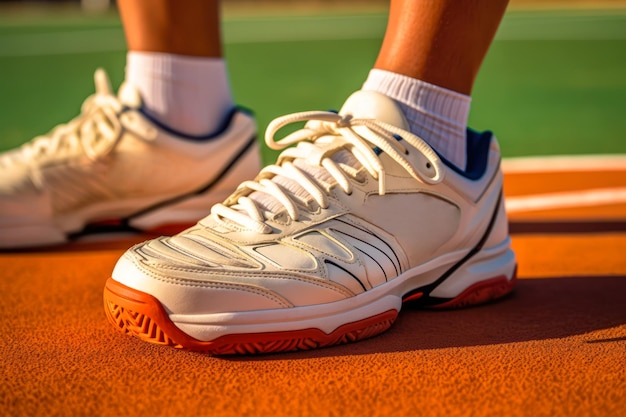 Sneakers voor hardlopen en sporten generatieve ai