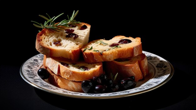 sneetjes rozijnenbrood