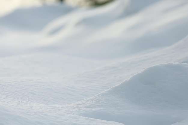 sneeuw abstracte achtergrond / textuur van witte sneeuw, verse achtergrond