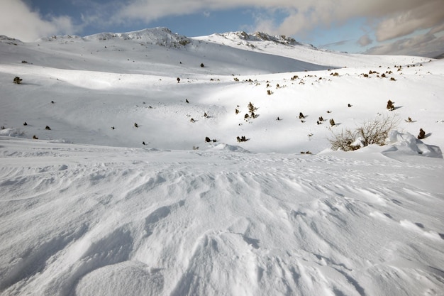 sneeuw bedekte bergen