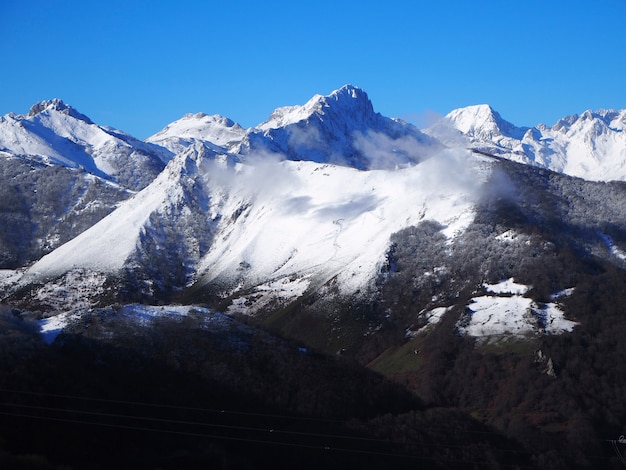 Sneeuw bergen