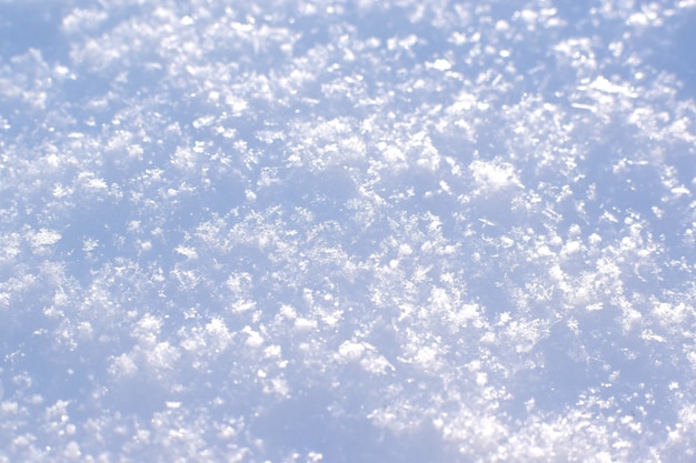 Sneeuw textuur. met sneeuw bedekt land. zachte focus.