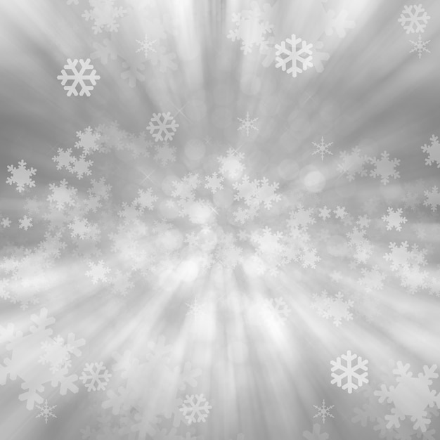 Sneeuwvlokkenpatroon op abstracte achtergrond