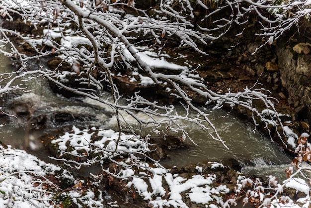 Sneeuwweer in de bergen