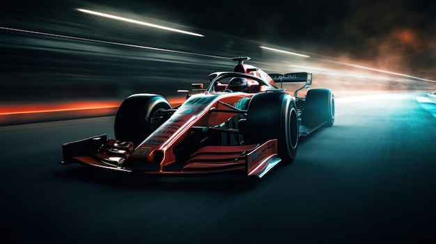 snelheid van een Formule 1-auto in beweging