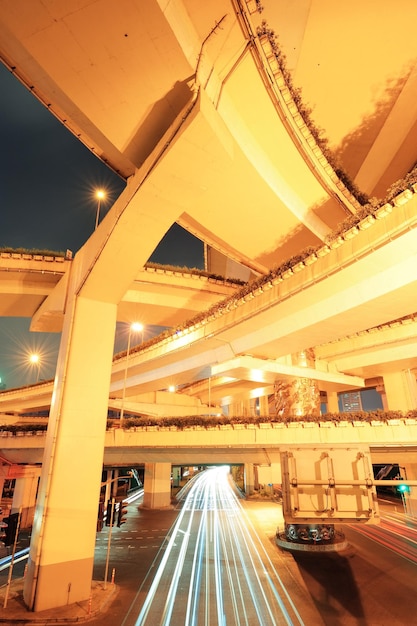 Snelwegbrug in Shanghai