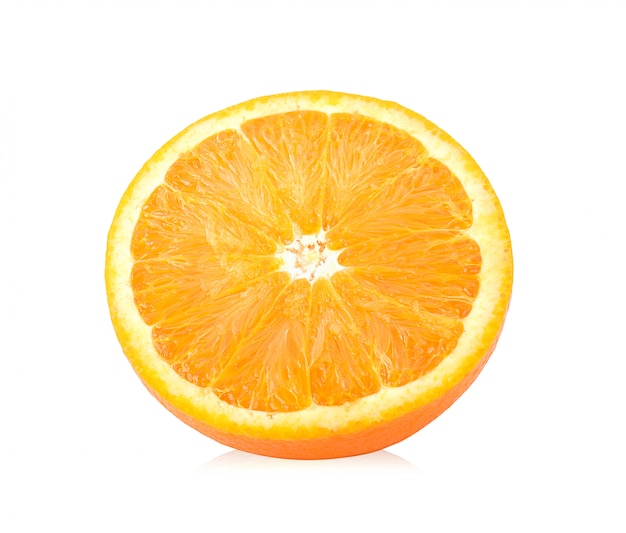 Snijd oranje