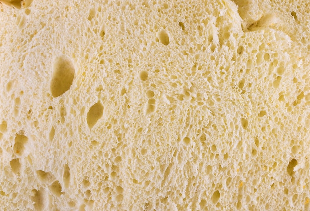 Snijd wit brood. Achtergrondstructuur close-up