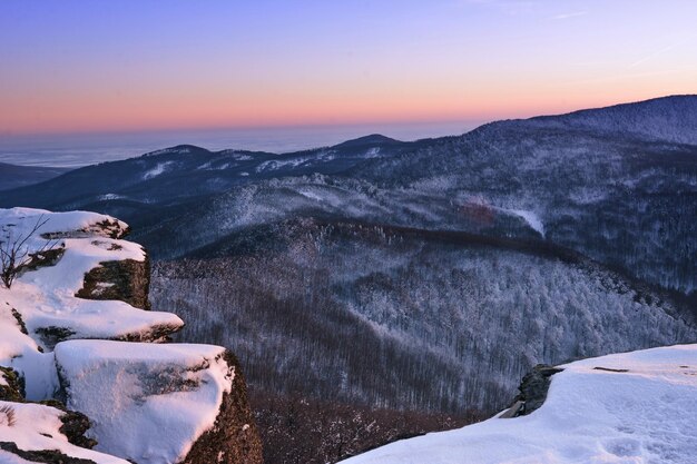 Photo snina stone in the vihorlat mountains