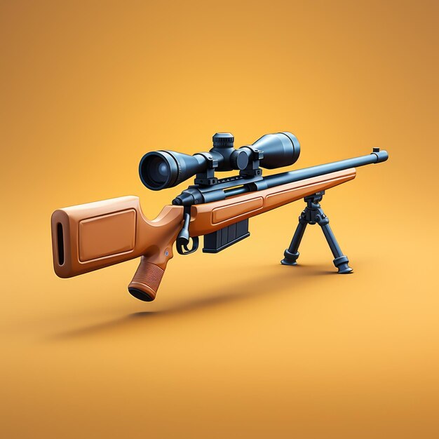 Fortnite Inspired - Sniper Rifle Illustration Poster