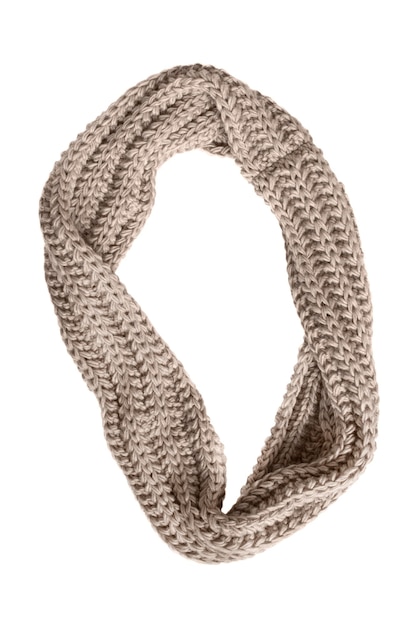 Snood scarf isolated