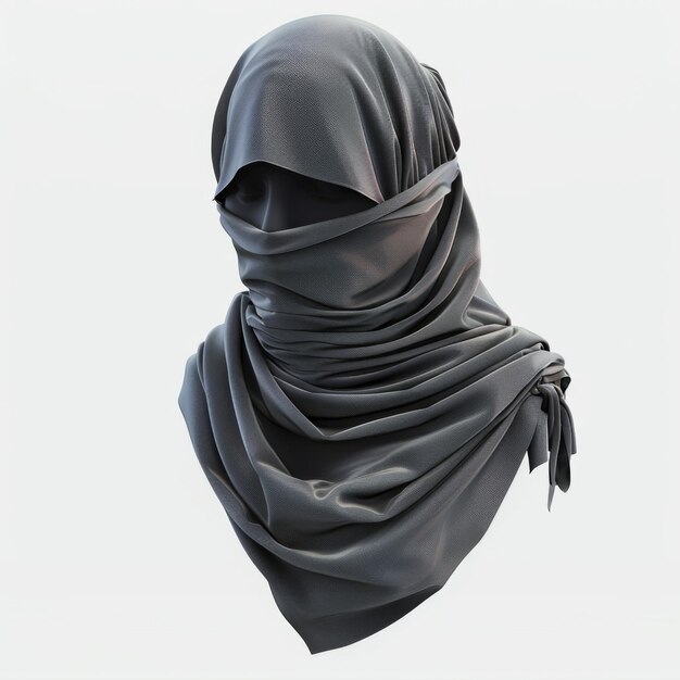 Photo snood scarf isolated