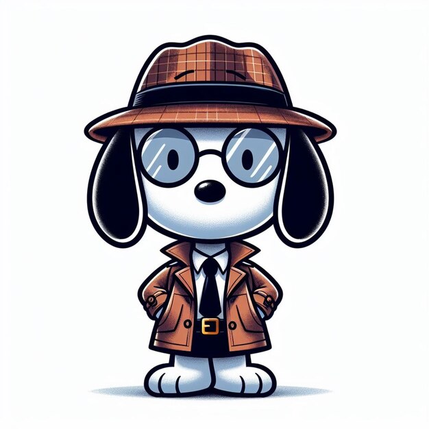 Foto snoopy cartoon personage