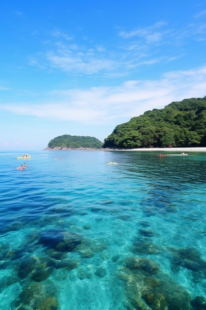 Photo snorkeling for beginner at seribu islands