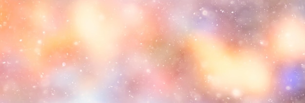 snow abstract warm glow background, winter christmas design