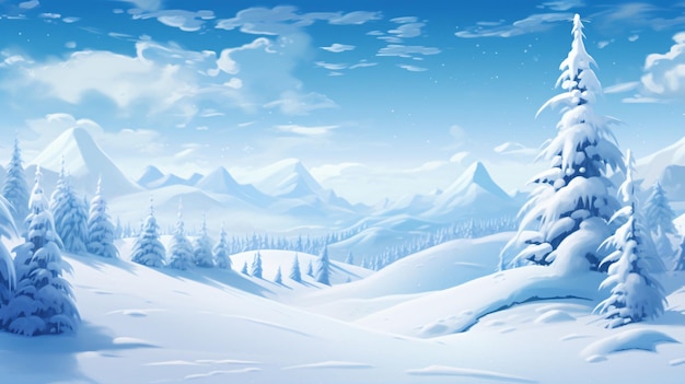 Snow background