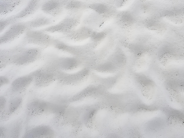 Snow blanket on the ground