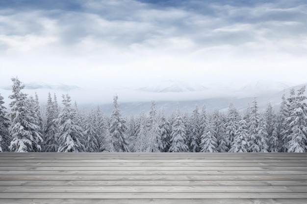 Foto branchi di neve di un albero di natale di abete nella neve nella foresta invernale