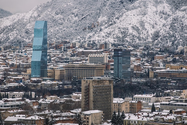 Snow in the city