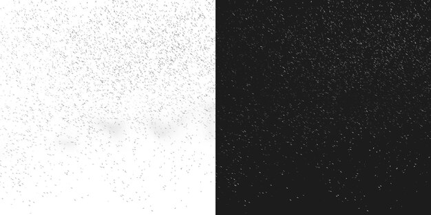 Snow falling on a transparent background