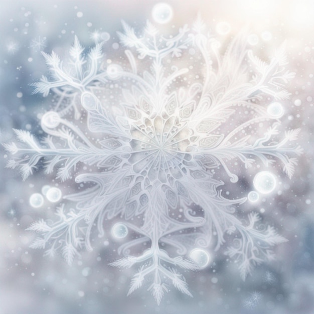 Snow flake art