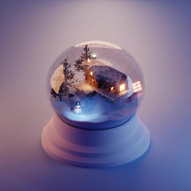 Snow Glass snow globe