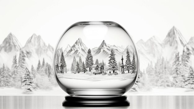 snow globe design high definitionhd photographic creative image