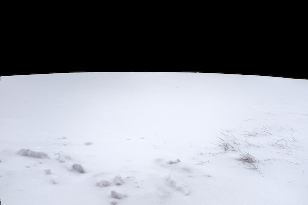snow isolated on a black background. winter design element. high quality photo