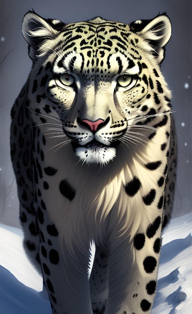 the snow leopard