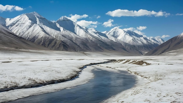 Snow mountain in lehindia