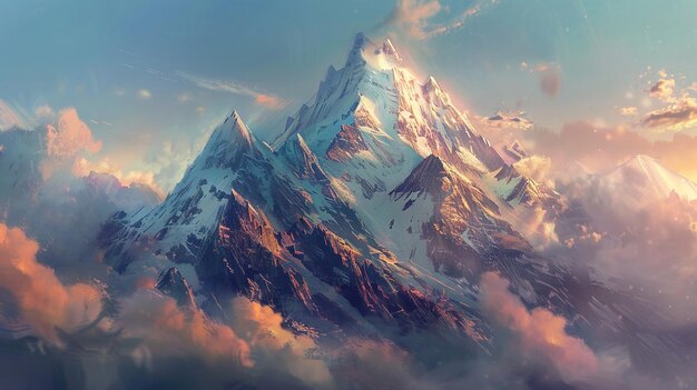 Snow mountain wallpaper for computer