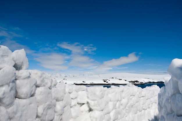 Snow road