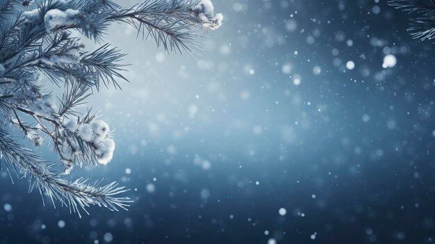 snow scene background